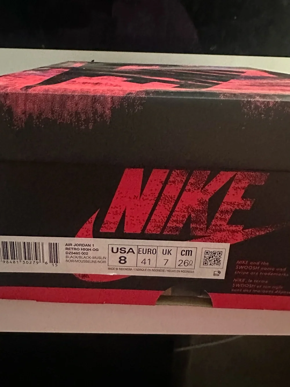 Air Jordan 1 Retro High OG Self Expression – Men’s Size 8 NWT
